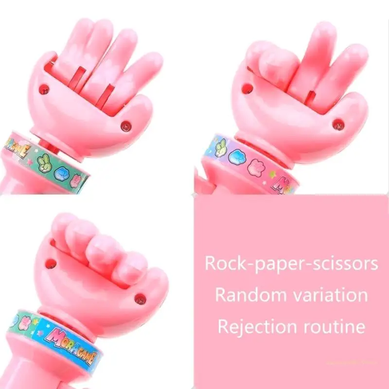 Y4UD Đồ chơi cầm tay Rock-Paper-Scissor Đồ chơi tương tác Trò chơi đoán ngón tay