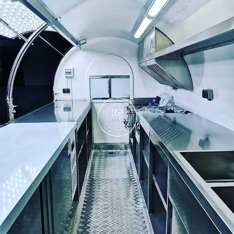 OEM القهوة الحليب الشاي متجر امتياز الوقوف على عجلات للطعام الشارع المحمول وجبة خفيفة عربة القهوة مقطورة شاحنة الغذاء الصغيرة