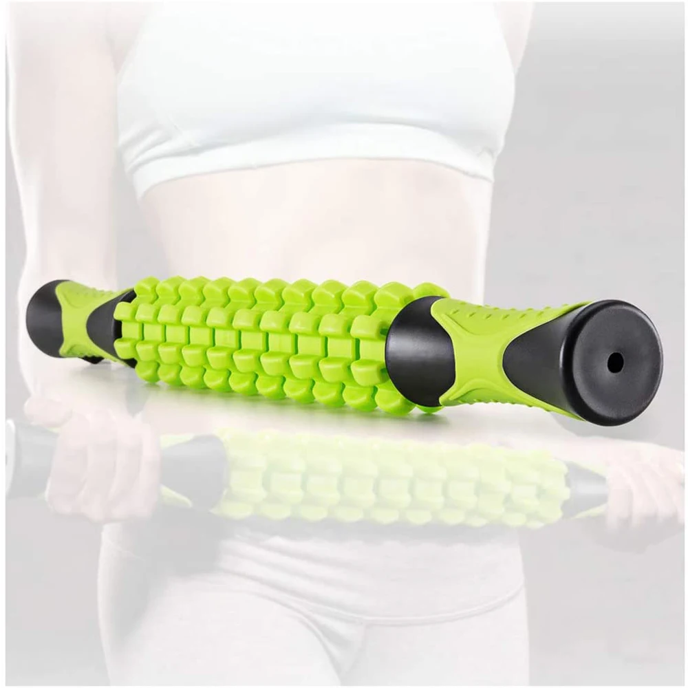 Muscle Roller Massage Stick for Athletes, Body Massager Soreness, Cramping Pain Tightness Relief Helps Legs Back Recovery Tools