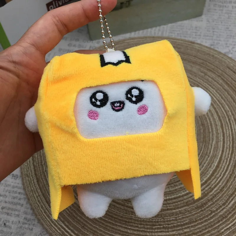 10cm Lanky Boxes Toy Removable Cartoon Animal Figure Plush Keychain Animals Soft Plush Children Gifts Doll Birthday