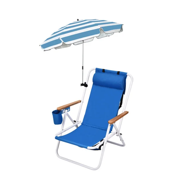 كرسي صالة محمول قابل للتعديل للمكتب والتخييم في الهواء الطلق عبر الحدود كرسي شاطئ جديد قابل للطي مادة أكسفورد لشاطئ الغداء