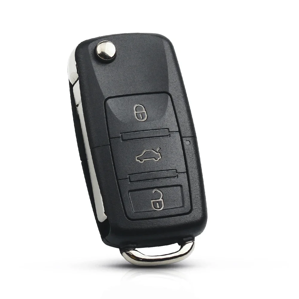 KEYYOU-mando a distancia para coche, llave de 433MHZ, 1J0959753AH, para VW Passat Bora, Polo, Golf Beetle ID48, Chip HAA Blade, para Volkswagen