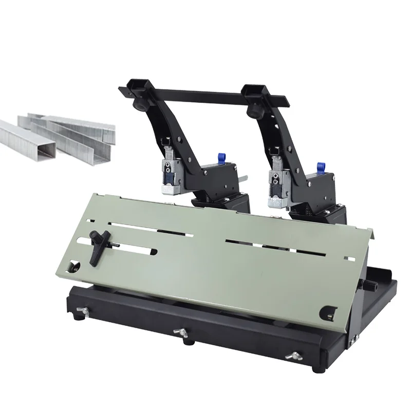 Factory Double Head Stapler Machine SH-03G Office Metal Book Binding Heavy Duty Stapler 2-60 Sheets