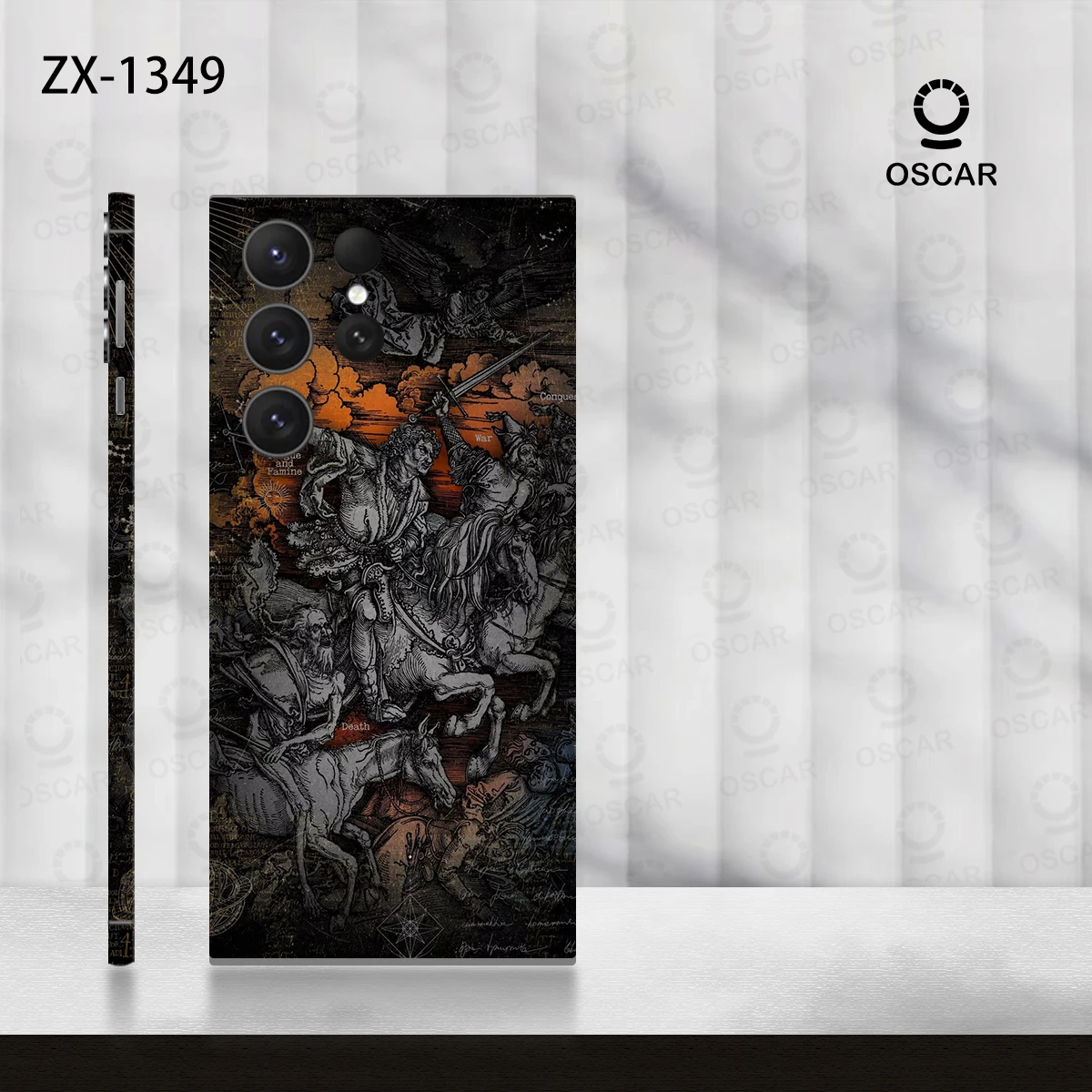 Colorful Decal Skin for Samsung Galaxy S24 S23 S26 Ultra Plus S25 Note20 Back Screen Protector Cover Wrap Stones Sticker