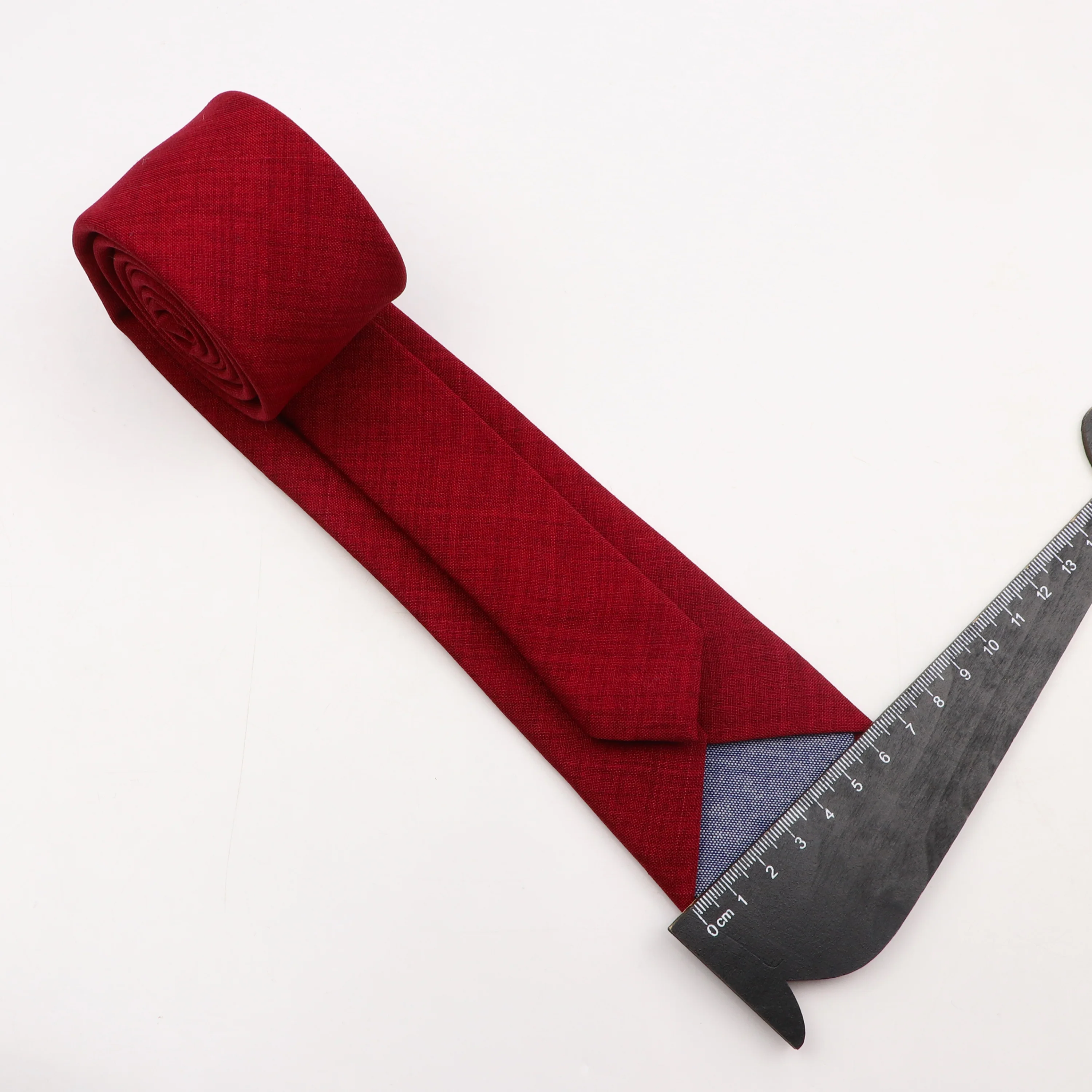 جديد الرجال 27 بلون جودة التعادل 6.5 سنتيمتر القطن الخالص رمادي أخضر أحمر أزرق برتقالي كاكي حفل زفاف البدلة التعادل هدية اكسسوارات