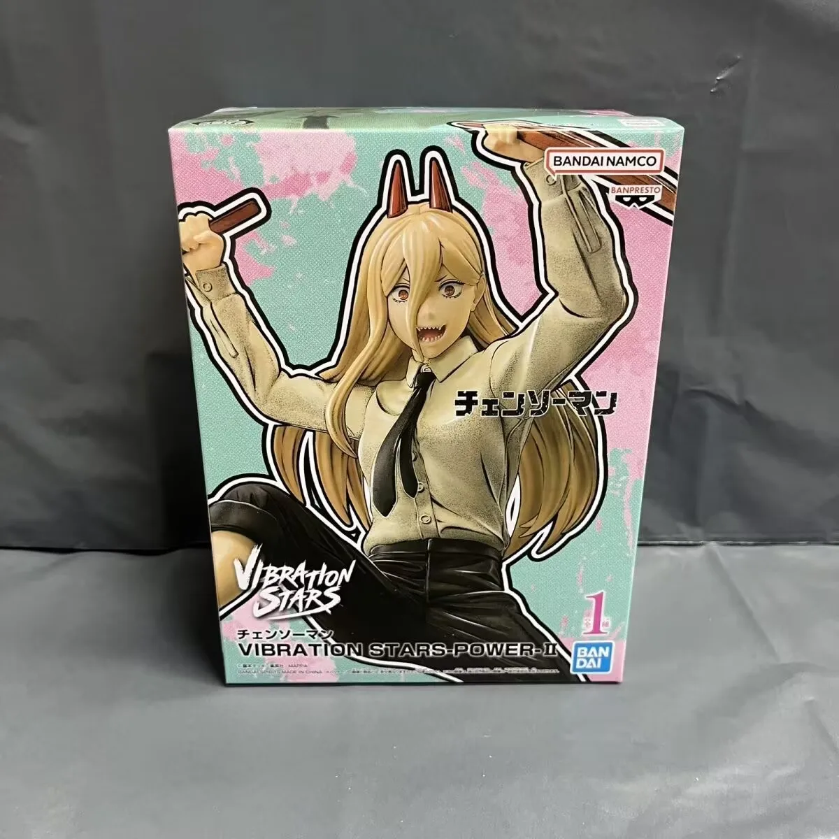 Anime Original Bandai Chainsaw Man Power อะนิเมะ Action Figure เครื่องประดับสะสมตัวเลขของเล่นของขวัญวันเกิด 12 ซม