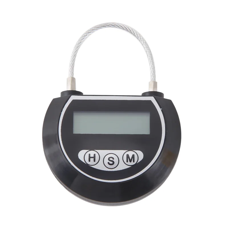 B04B-4X Electronic Time Lock Timer Lock Container Multi Function Time Lock Bin For Toys Black