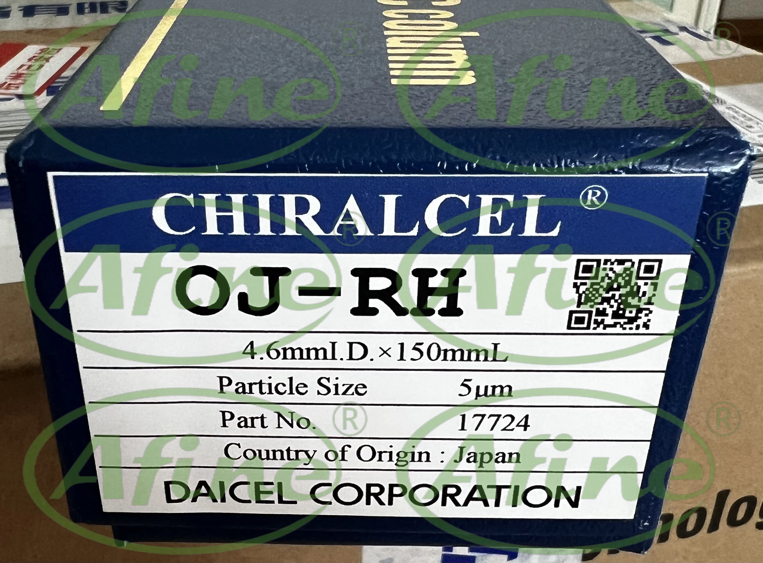 AFINE Daicel 17724 CHIRALCEL OJ-RH Column, 150 mm x 4.6 mm, 5 µm