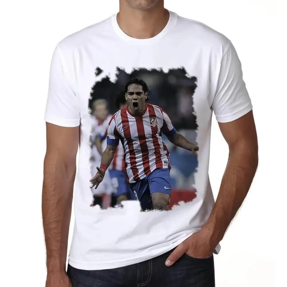 

Мужская футболка с рисунком Radamel Falcao, экологически чистая, ограниченная серия, с коротким рукавом