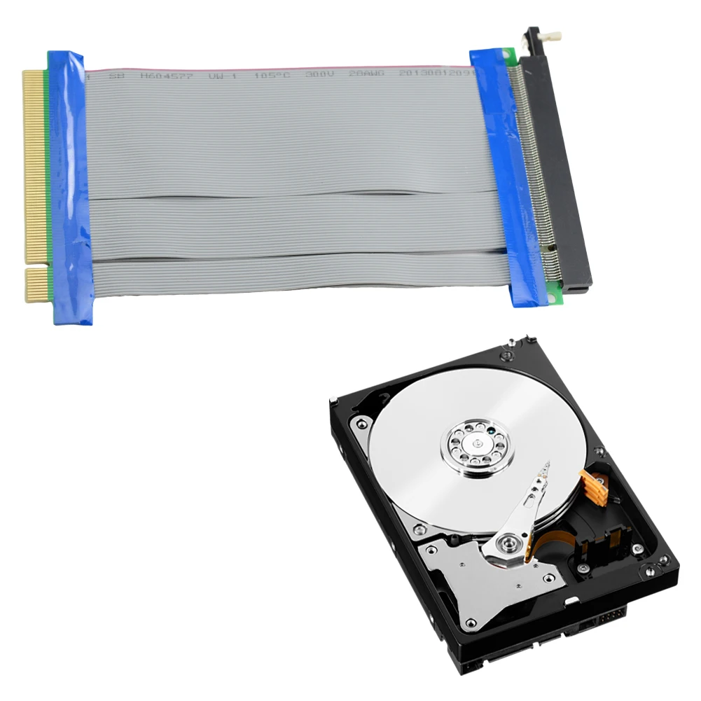 PCI-E PCI Express 16X przedłużacz karty rozszerzającej elastyczny przedłużacz Adapter 15cm elektronika DIY dla 1U 2U mała obudowa