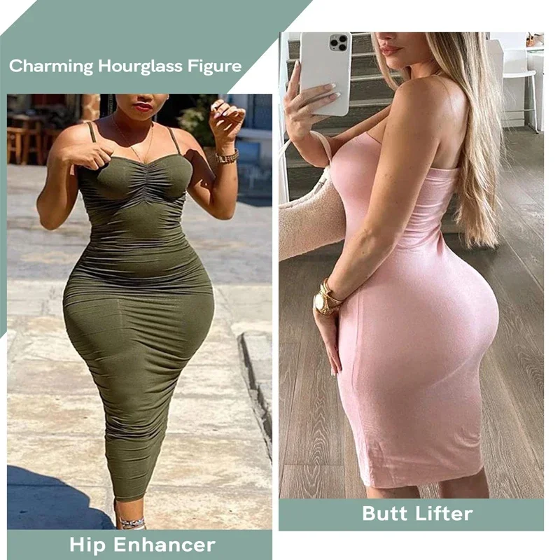 BBL-ropa interior para mujer, pantalones cortos falsos, Control de barriga, levantamiento de glúteos, almohadillas transpirables para cadera, bragas, potenciador de glúteos, ropa moldeadora de cuerpo