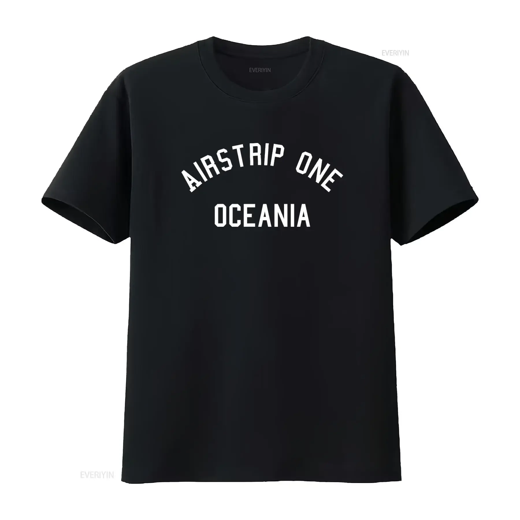 Camiseta Airstrip One Oceania 1984 George Orwell, literatura distópica de ciencia ficción, varios colores, estilo vintage lavado, moda urbana