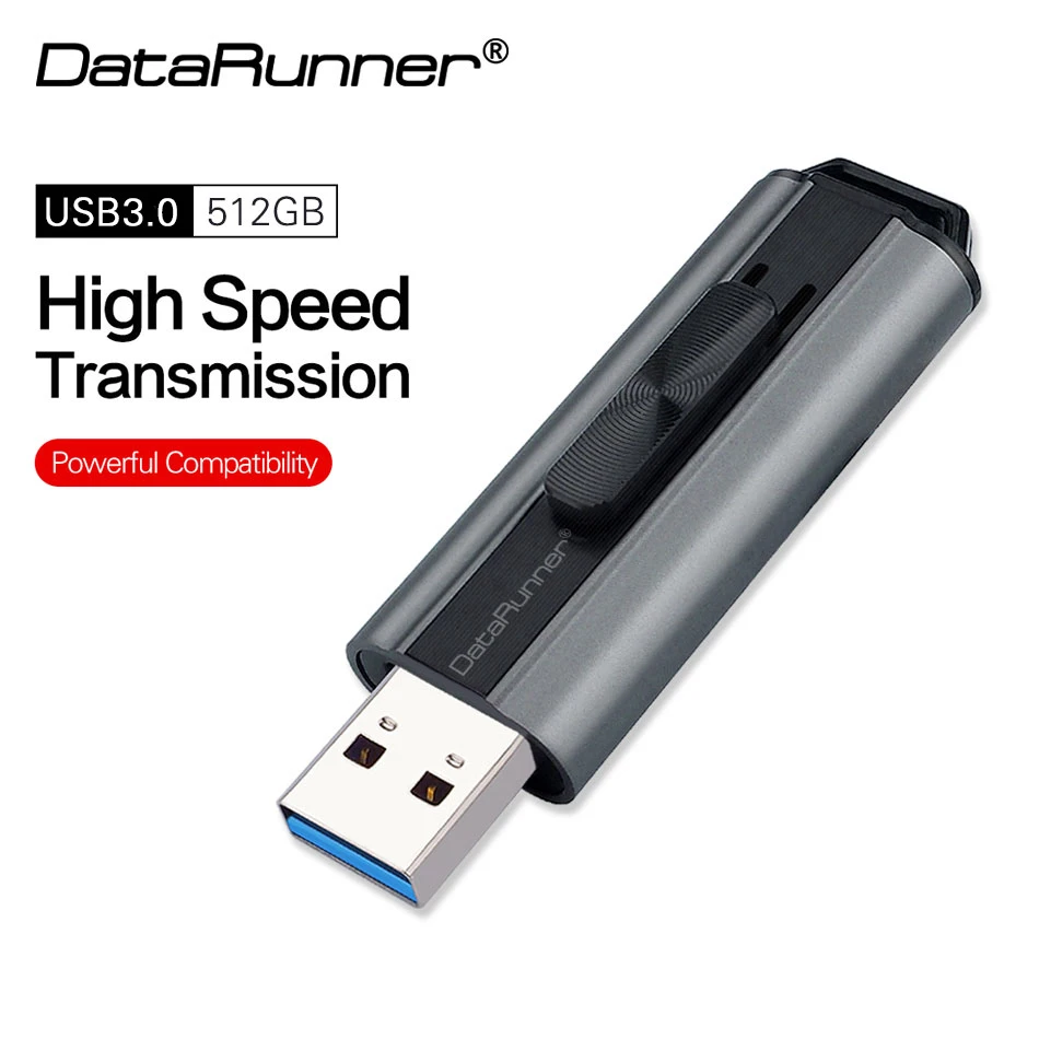 

USB флеш-накопитель DataRunner, высокоскоростной флеш-накопитель USB 3,0, 512 ГБ, 256 ГБ, 128 ГБ, 64 ГБ, 32 ГБ, 16 ГБ, U-диск, флеш-карта