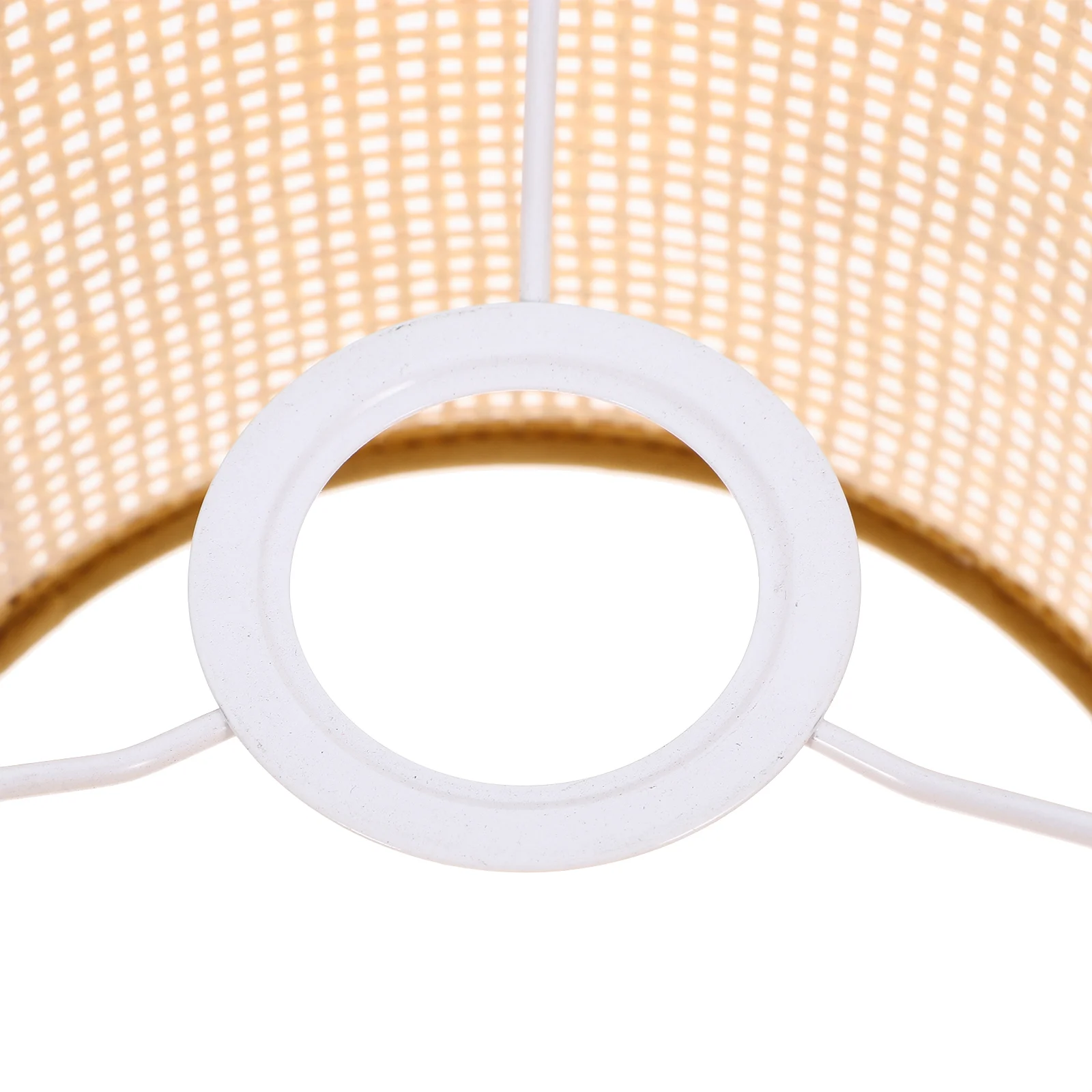 Rattan Lampshade Delicate and Practical Retro Decor Frame Accessory Simple Cover Accessories Hand Woven Store Decoration