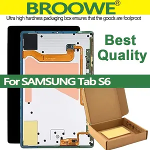 Bilashmart 10.5 Super AMOLED Samsung Tab S6 2019 LCD ST860 SM T860 SM T865 T865 LCD Display Touch Screen Digitizer Assembly