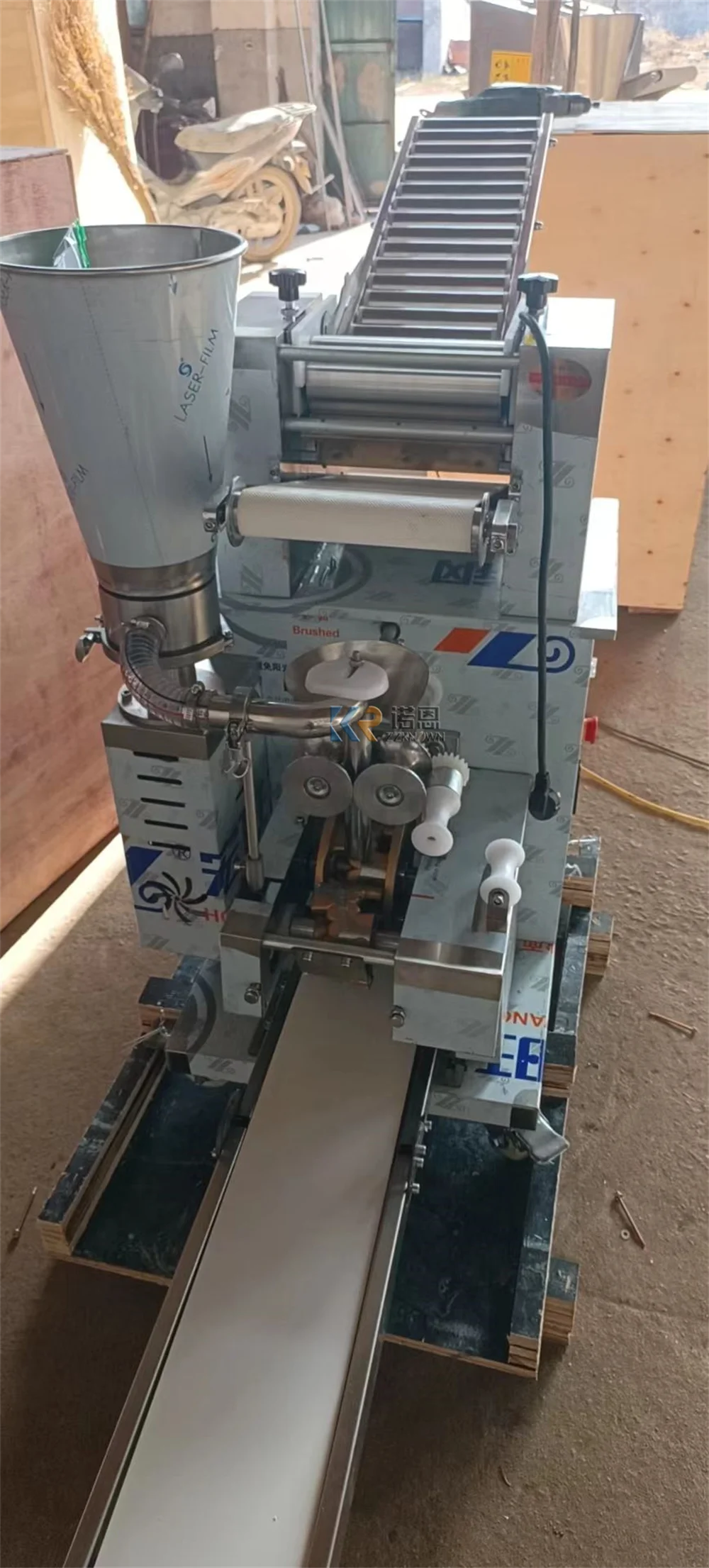 Roestvrijstalen Volautomatische Samosa Empanada Gyoza Mini Knoedel Maken Machine Klein Formaat Knoedelmachine