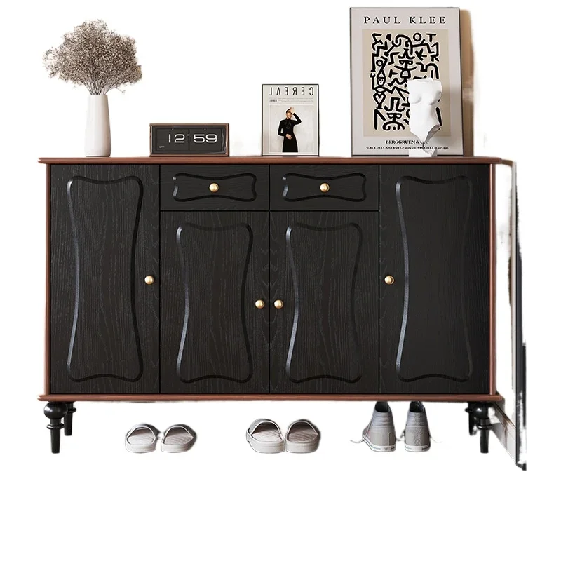 Door shoe cabinet for home use, simple and modern entrance foyer cabinet, ultra-thin Nordic multi-functional door entry