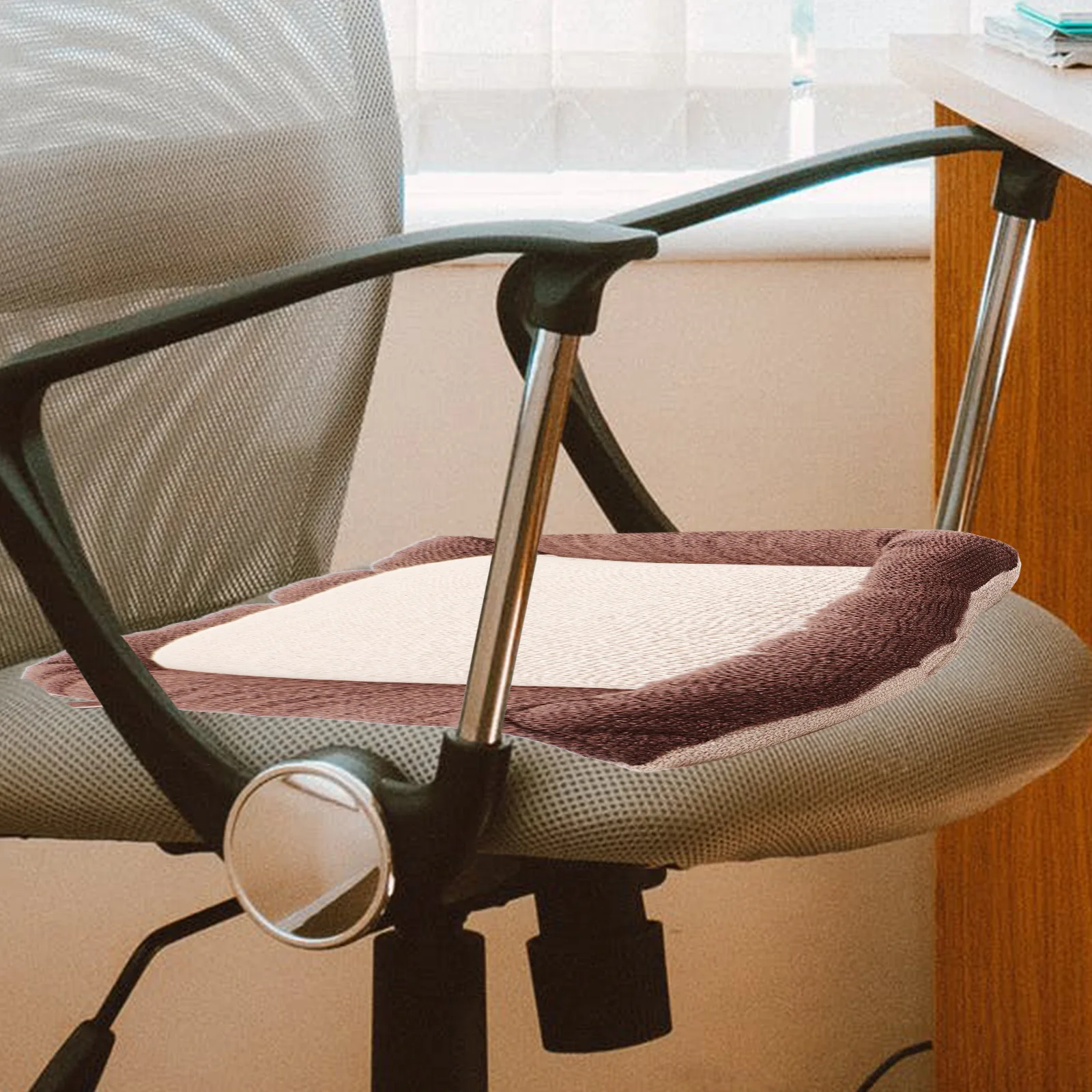 

Cotton and Linen Dining Chair Cushions Desk Soft Sitting Pad Pads Seats Computer Floor Comfortable Student