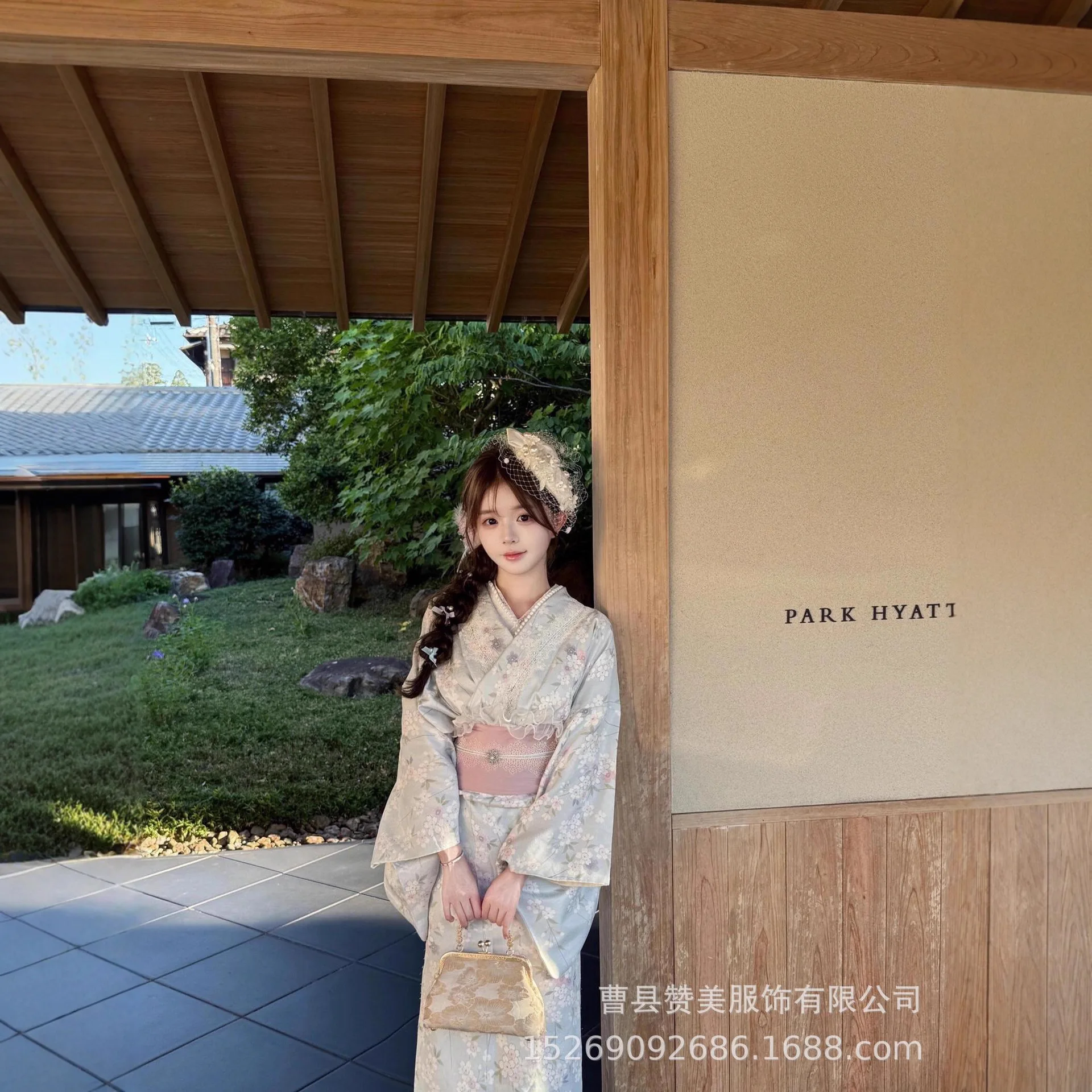 New Japanese Traditional Kimono Women's Yukata Photo Improved Clothing Japanese God Girl Photo Photography Dress