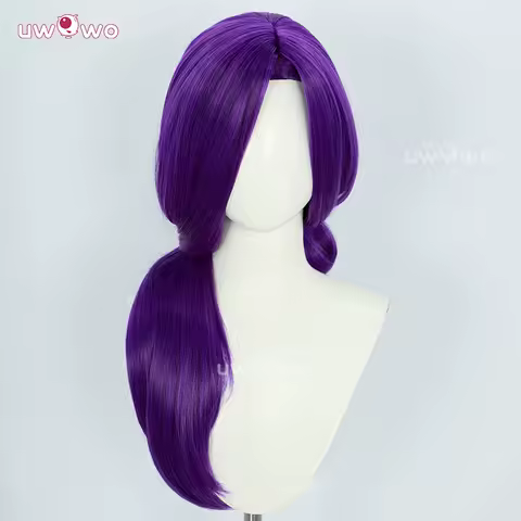 UWOWO Morgana Wig Game LOL:Spirit Blossom Morgana Cosplay Wig Long Hair Purple Wig Halloween Wig