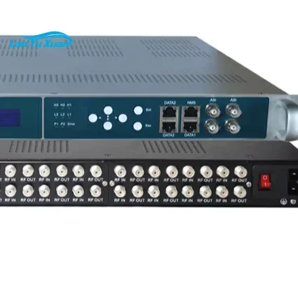 DMB 90E FTA DVB to IP ASI 4 8 12 16 20 24 Frequency Option with HTTP SRT Gateway IRD