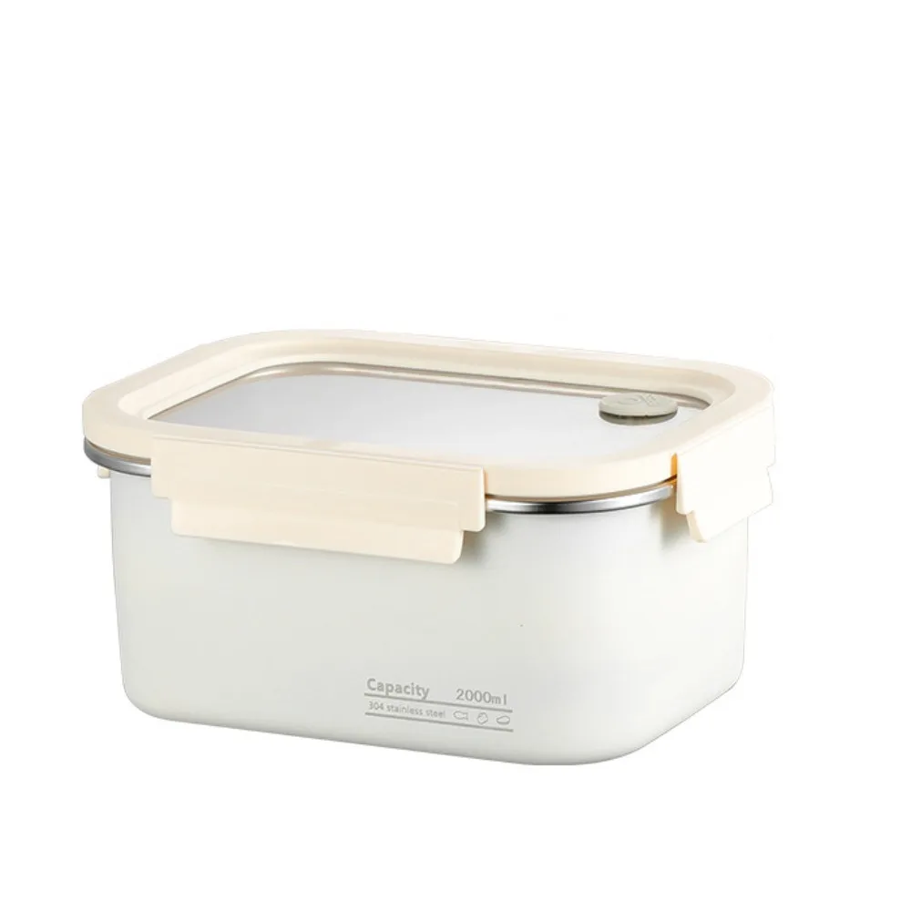 

Хорошо герметичный герметичный портативный ланч-бокс из нержавеющей стали большой емкости, многоразовый ящик для хранения еды для пикника