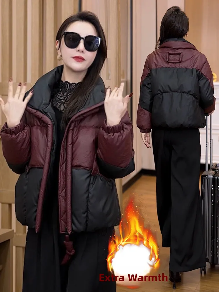 

Ladies' Commuter ort down Jaet Korean Sle Thiened Winter Cotton Puffer Coat Casual Daily Wear Comfortable Fit Zipper ...