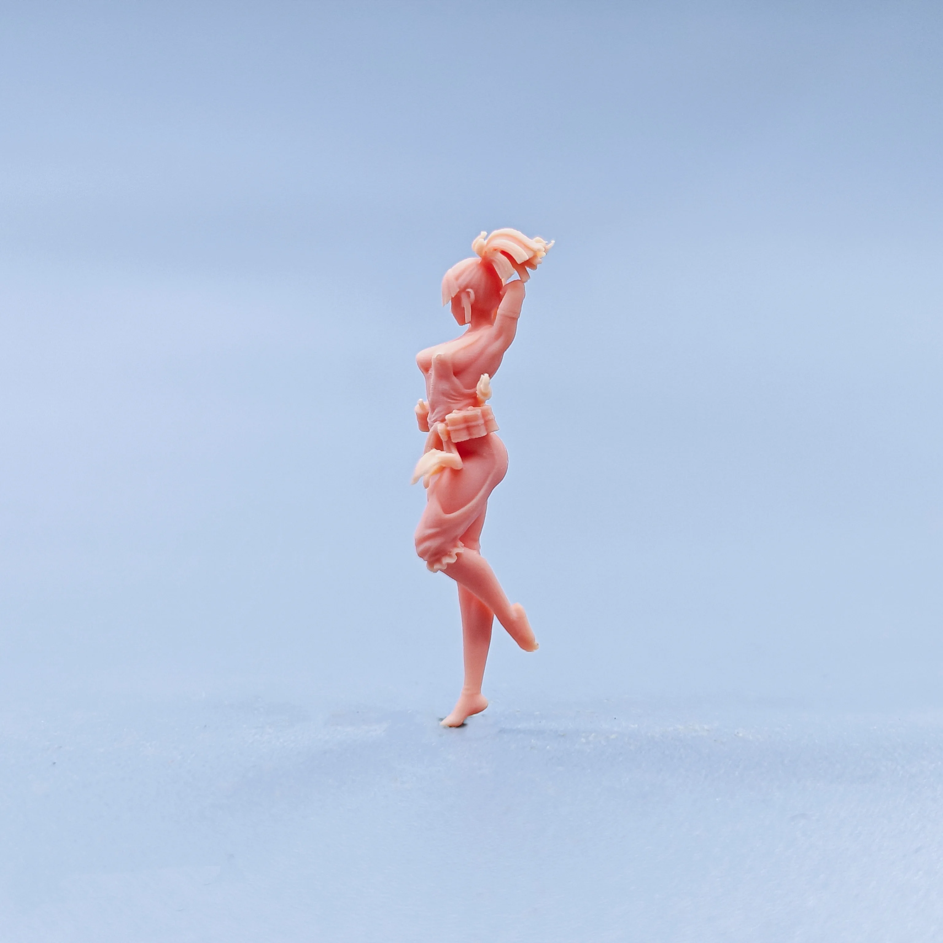 1/64 1/43 تماثيل مقياس نموذج الراتنج الجحيم الجنة Yuzuriha غير ملونة المنمنمات ديوراما رسمت باليد D715 D717