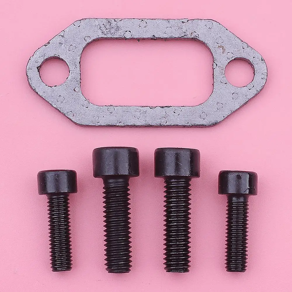 

Exhaust Muffler Screw w Gasket Kit For Husqvarna 61 268 272 272K 272XP Chainsaw Parts 7255369-55, 7255370-55, 503 40 54-01