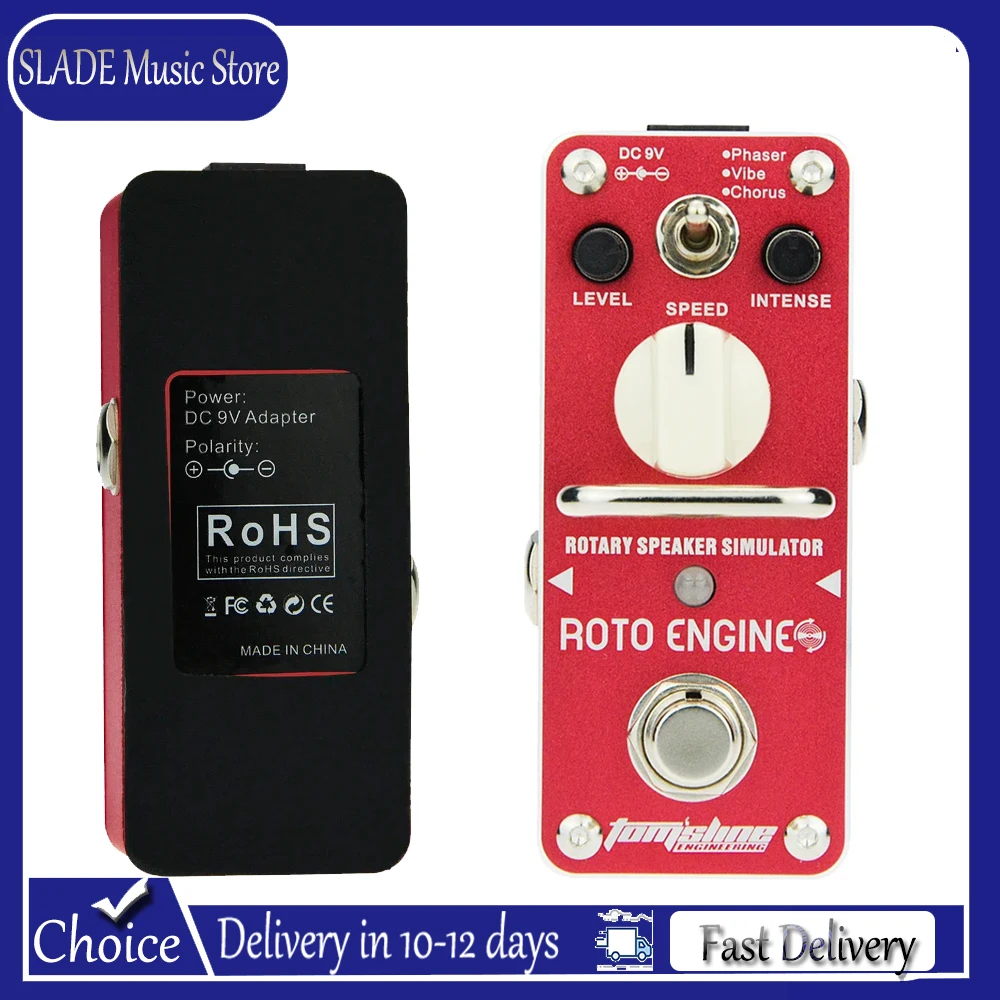 

Aroma ARE-3 ROTO ENGINE Rotary Speaker Simulator Guitar Effect Pedal Single Effect True Bypass for Electric Guitar/Bass Parts ﻿