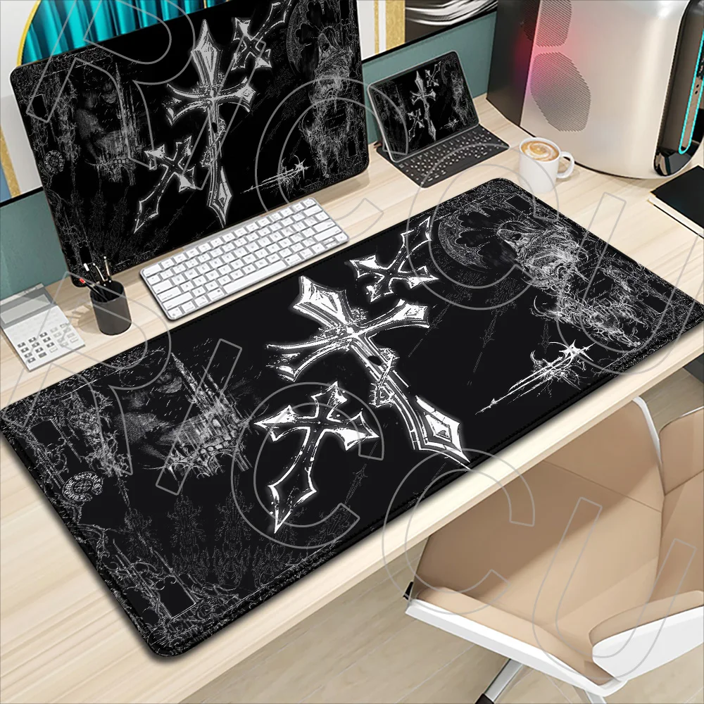 XXL Gothic Dark wind Mouse Pad Large Gaming Table Non-slip Laptop Tablet 400x900mm HD Mousepad Desk Mat PC Accessories carpet