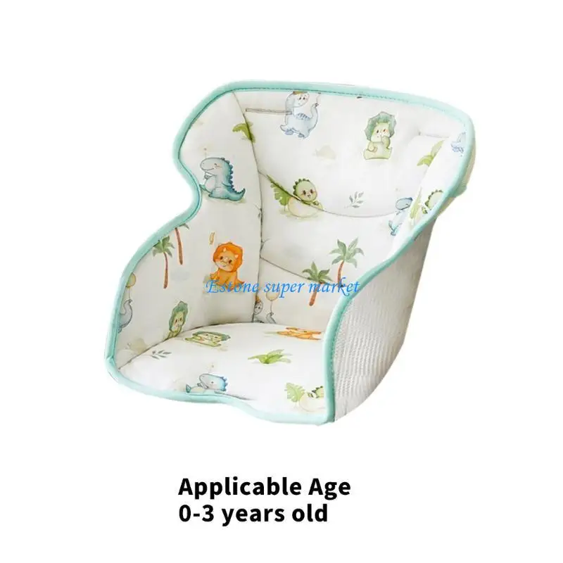 وسادة كرسي مرتفع قطنية 090B للأطفال توفر الراحة والأمان أثناء الوجبات وقاعدة اللعب غير القابلة للانزلاق #6