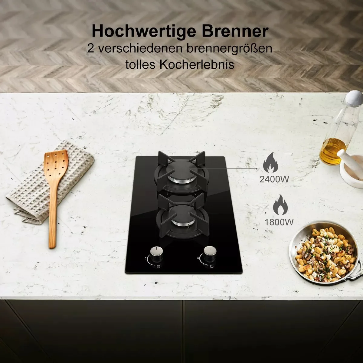 توبسترونج 2 شعلة زجاج سيراميك مدمج موقد غاز البروبان الطبيعي YYEUGCT-B02 #4