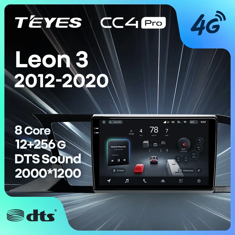 

TEYES CC4 PRO For Seat Leon 3 2012 - 2020 CarPlay Radio Multimedia Stereo Car play Android Auto 2DIN Autoradio