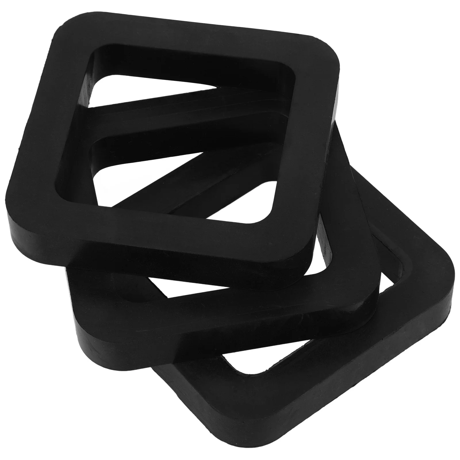 3Pcs Hitch Receiver Silence Pad Rubber Vibration Absorber for 2-Inch Trailer Hitch Noise Cancellation Rattle Reduction Damping