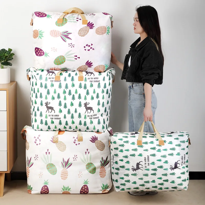 Elk Large Capacity Luggage Bag Clothing and Quilt Portable Waterproof and Moisture-Proof Storage Packing Bag image 2