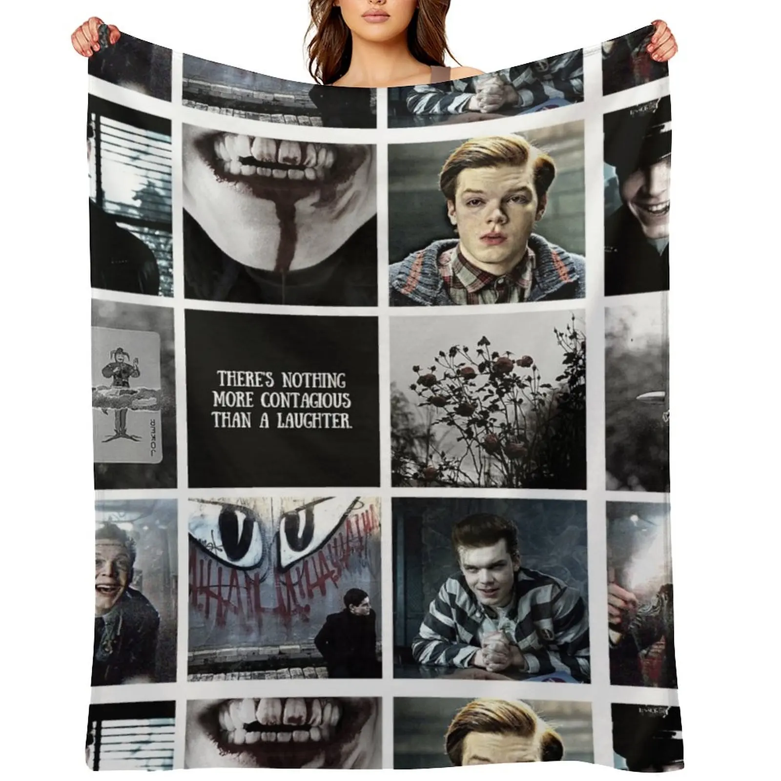 

Aesthetic: Jerome Valeska Throw Blanket Sofa Quilt Thins Personalized Gift Decorative Throw Blankets
