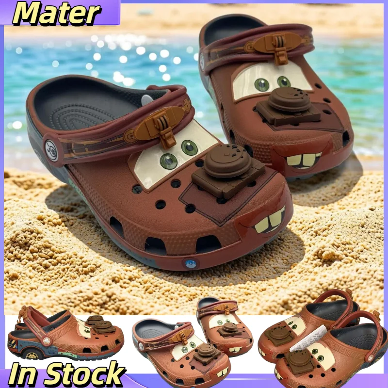 

2026 Summer New Cars Mater Cave Shoes Breathable Anti Slip Beach Shoes Anime Character Surrounding Slippers