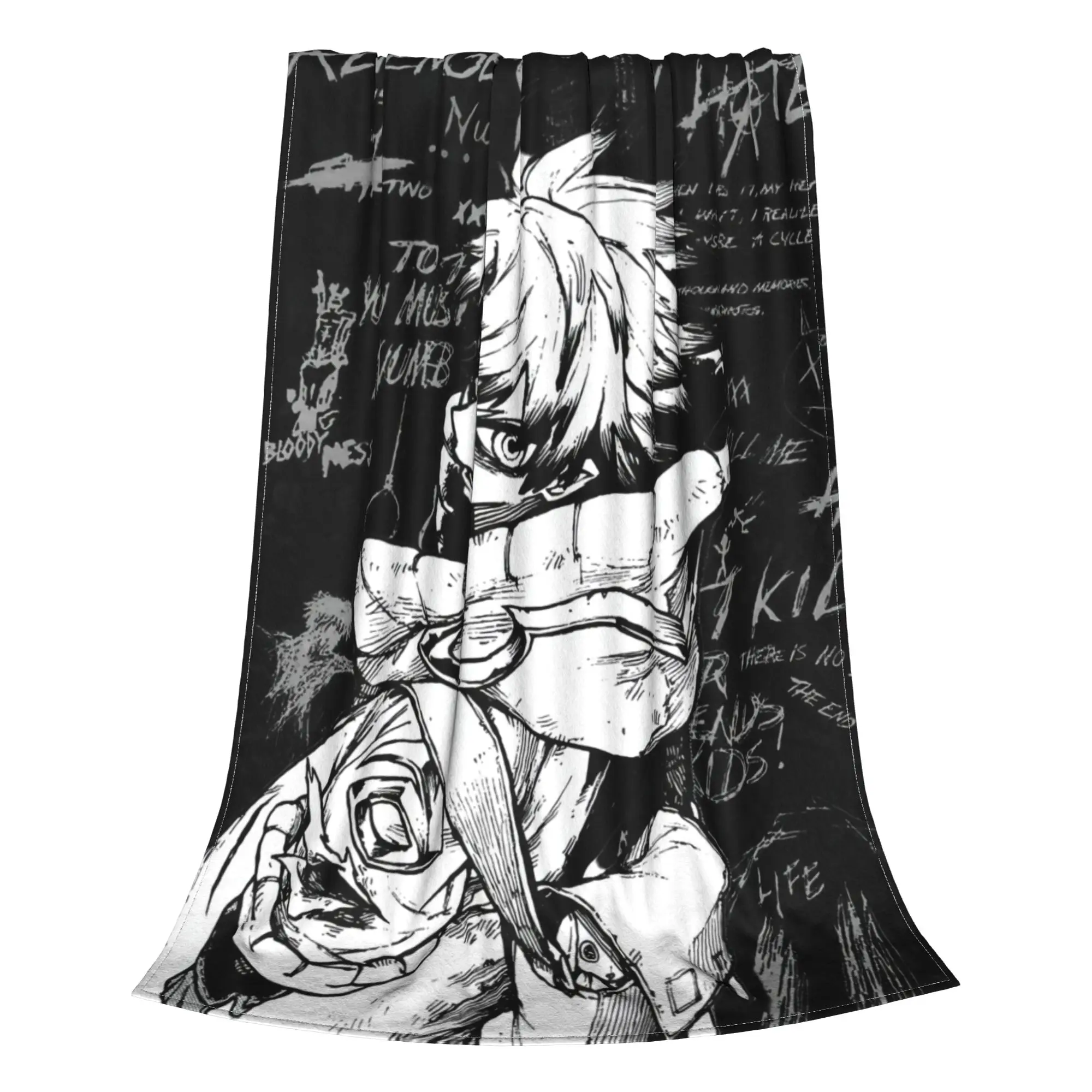 Gachiakuta Rudo Blanket All Season Gachiakuta  Breathable Super Warm Throw Blankets For Sofa Travel Bedding Throws