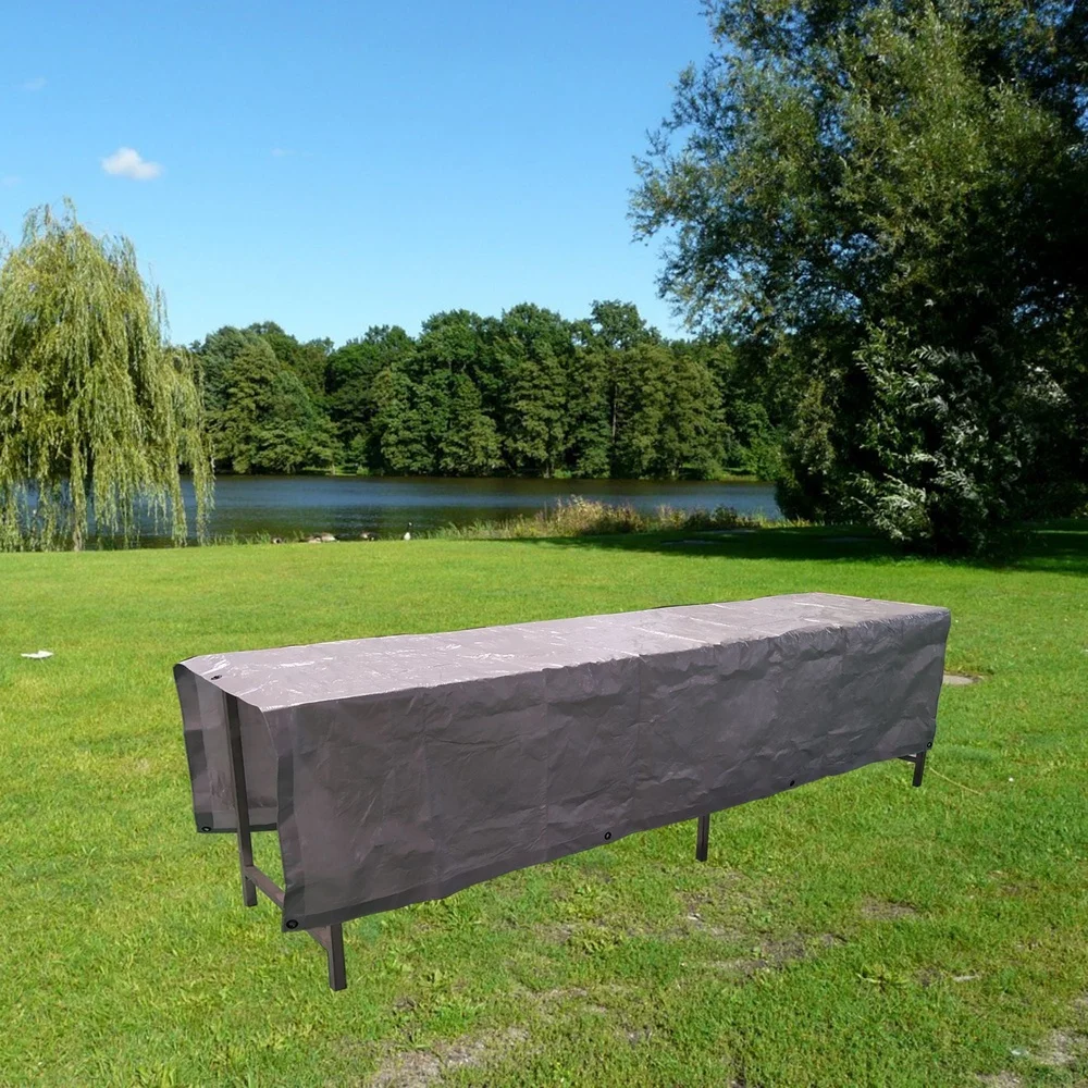 مقاومة للطقس متوسطة التحمل مقاس 6 × 8 قدم من قماش البولي إيثيلين غطاء مقاوم للتمزق معدات خارجية حماية أثاث المركبات