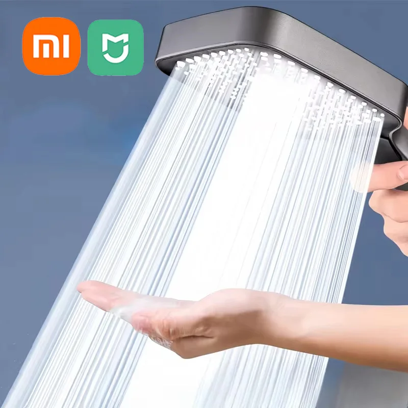 Xiaomi MIJIA 13cm Large Panel Shower Head 3 Modes Adjustable High Pressure Massage Shower Head Filter Element Bathroom Accessory