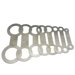 8-piece saxophone flat pad tool stainless steel pressure pad instrument repair suitable for alto  / tenor/ soprano saxophone