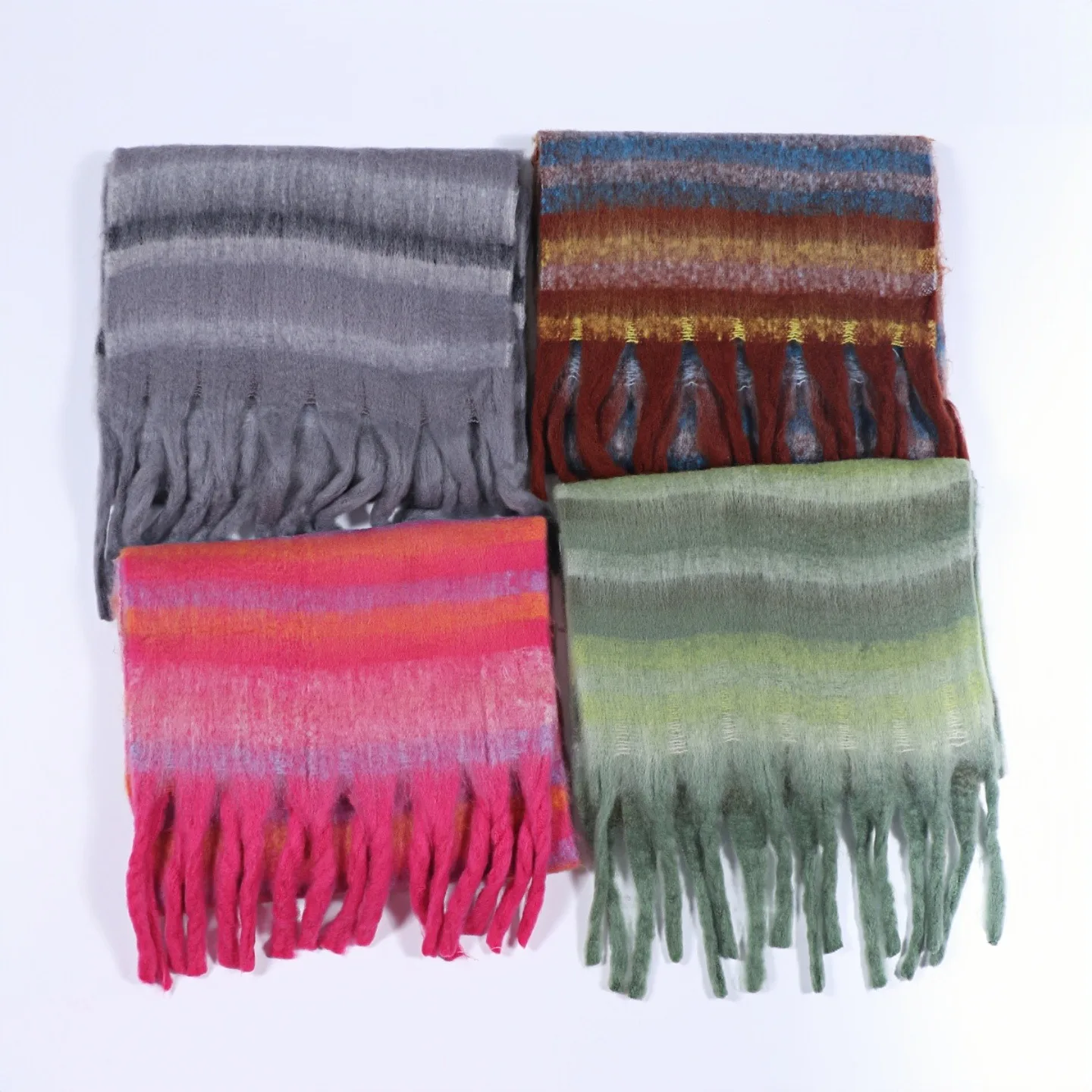 Lenço de inverno para mulheres caxemira tira quente pashmina cobertor envolve grosso macio casal bufanda borla xale longo poncho echarpe