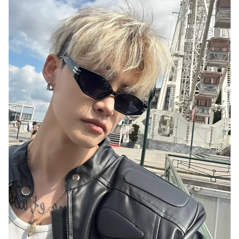 High Street Motorcycle Pu Leather Jacket Men Hip Hop Trend Shoulder Coat Street Fashion Stand Collar Zipper Short Outwear