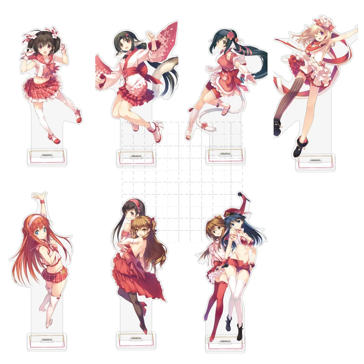 Game Ogata Rina Morikawa Yuki Sawakura Misaki Kawashima Haruka Acrylic Stand Doll Anime Figure Model Plate Cosplay Toy Gift