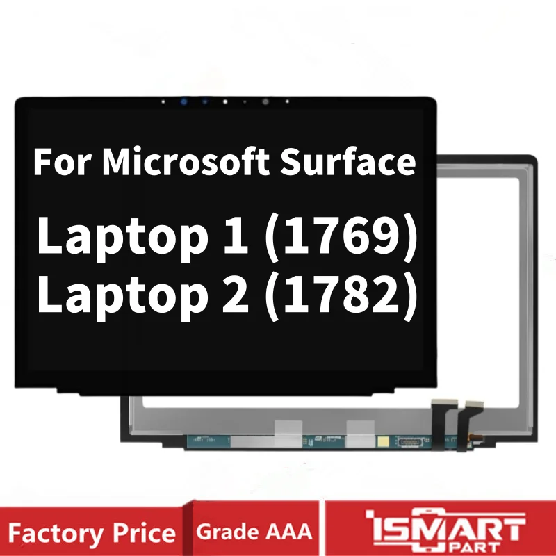 

13,5 "для ноутбука Microsoft Surface 1 1789, ЖК-ноутбук 2 1782, дигитайзер сенсорного экрана в сборе, запасные части