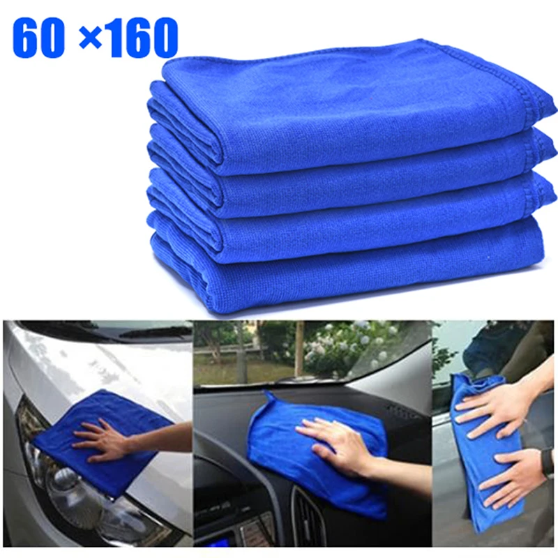 60x160cm handuk pengering mobil Microfiber handuk pengering mikrofiber pembersih mobil Detailing lembut mobil