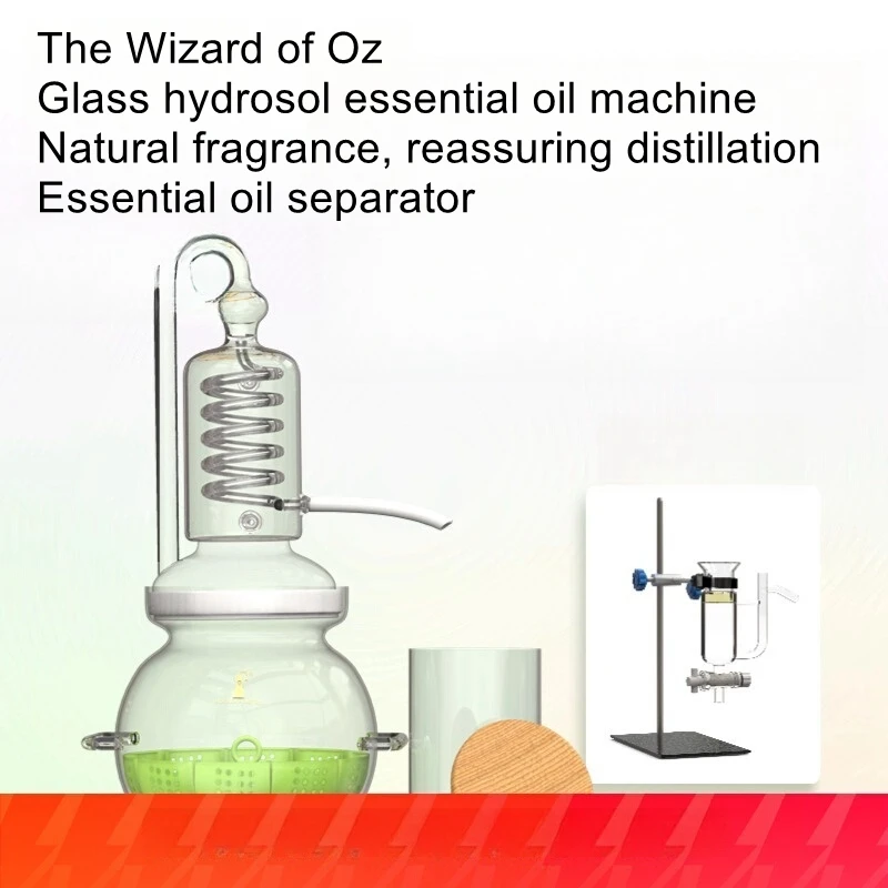 Pure dew distiller home small essential oil distillation perfume pure dew distillation machine essential oil extractor