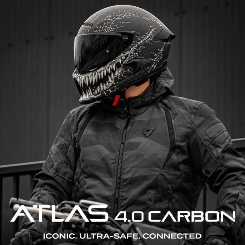 

Original Ruroc 4.0 Motorcycle Helmet Carbon Fibre Full Face Helmet ECE DOT Approved Racing Off-road Helmet Cascos Para Moto