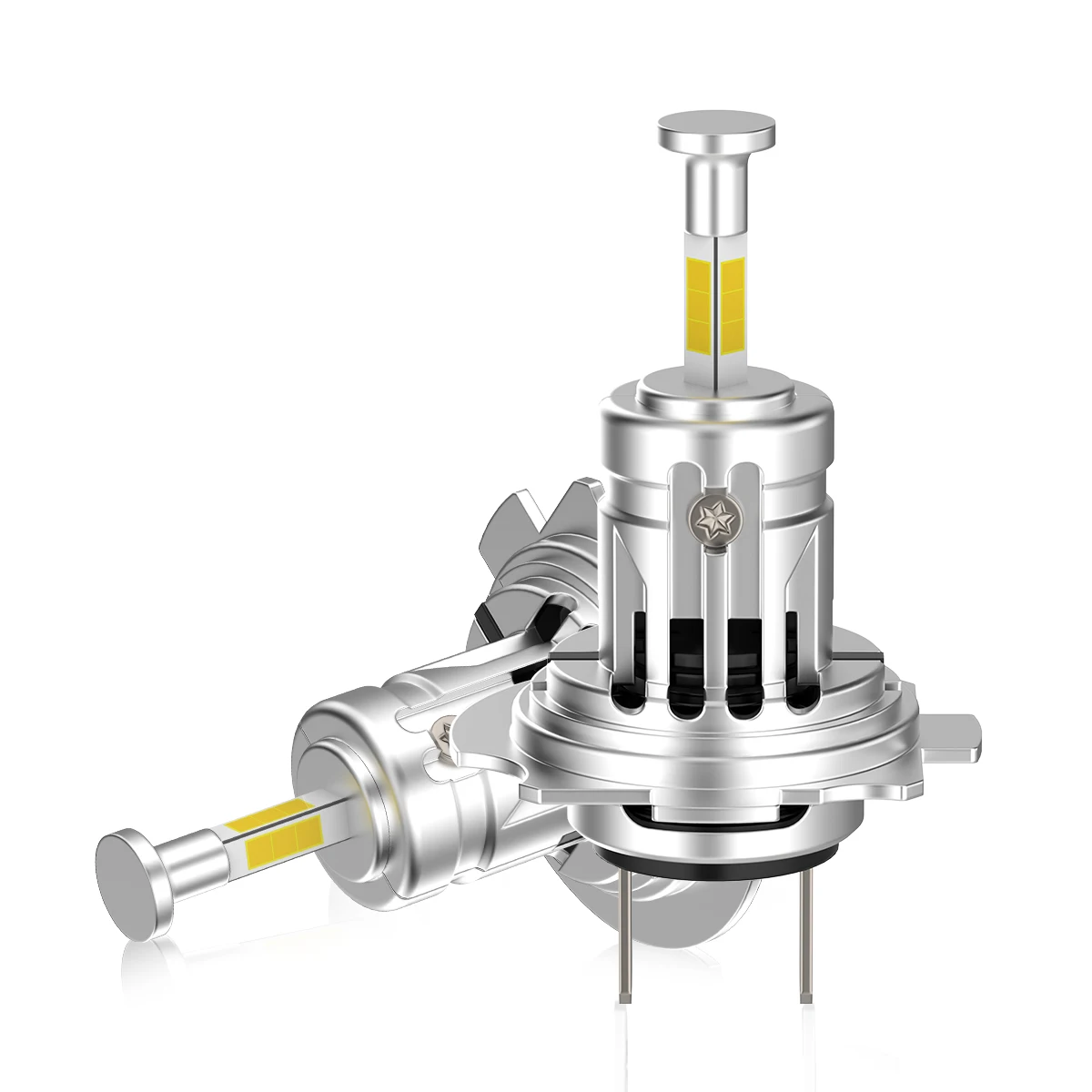 

2PCS Strong Plug and Play H7 Mini LED Headlight Bulbs 360Degree for Car Reflector or Projector Lens Headlamp Housing Lighting